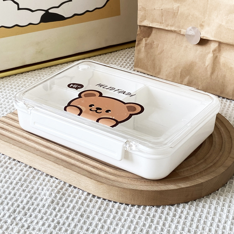 A08757-950 - Tapers/Lunch Box con Divisiones Large Helid Fanda - 950Ml